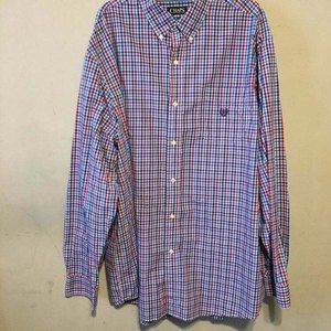 Chaps red/blue 3XT button down shirt